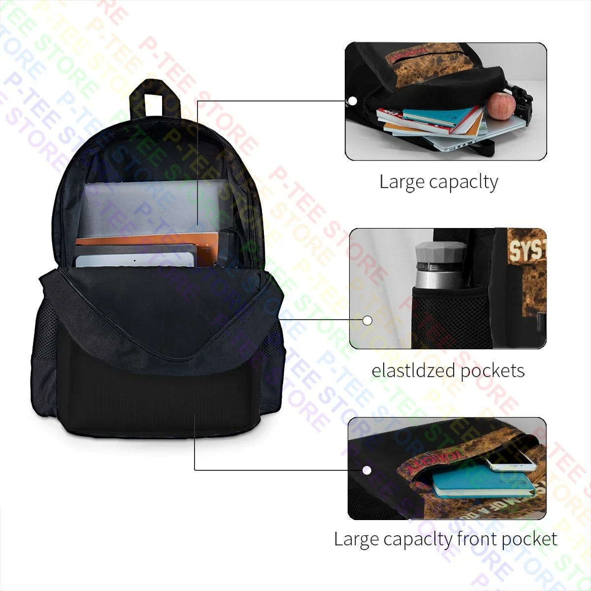 System Of A Down Toxicity Backpack School Sports Style