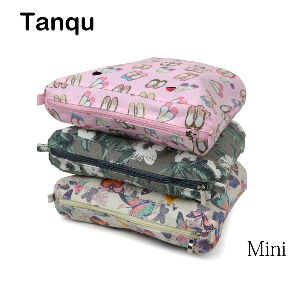 Colorful Waterproof Inner Lining Insert Zipper Pocket for Mini Obag