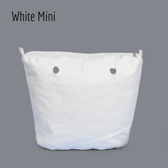 Mini Obag Canvas Insert with Inner Lining Zipper Pocket