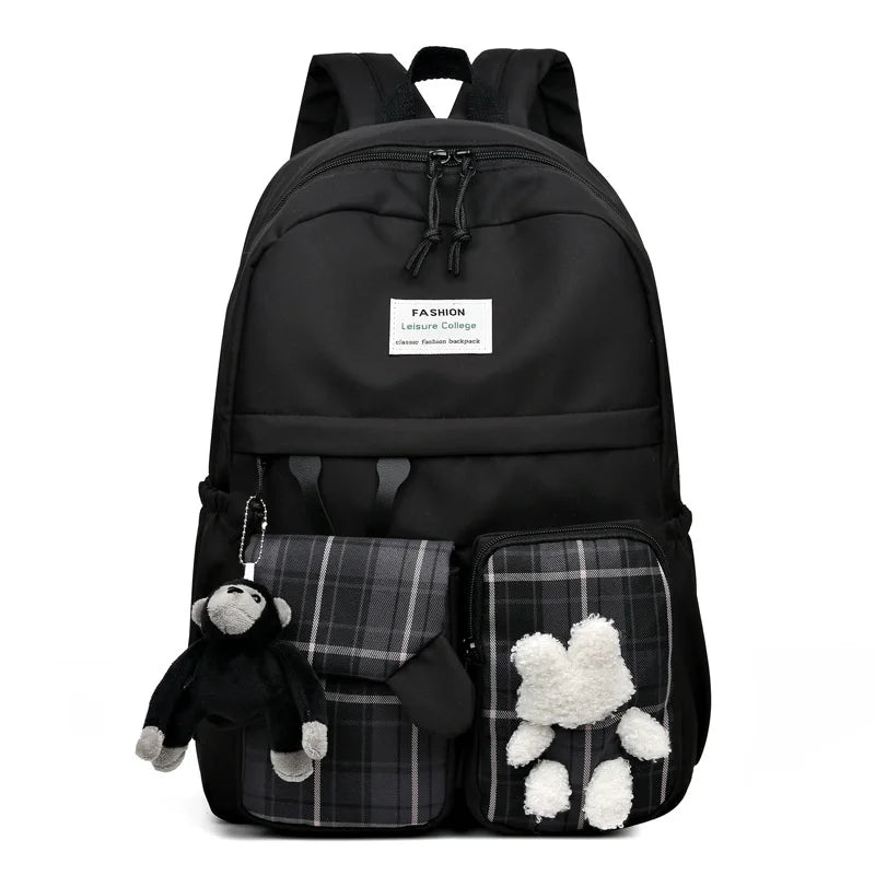 TARVEASY Women Backpacks Large Capacity Shoulder Bags for High School Students