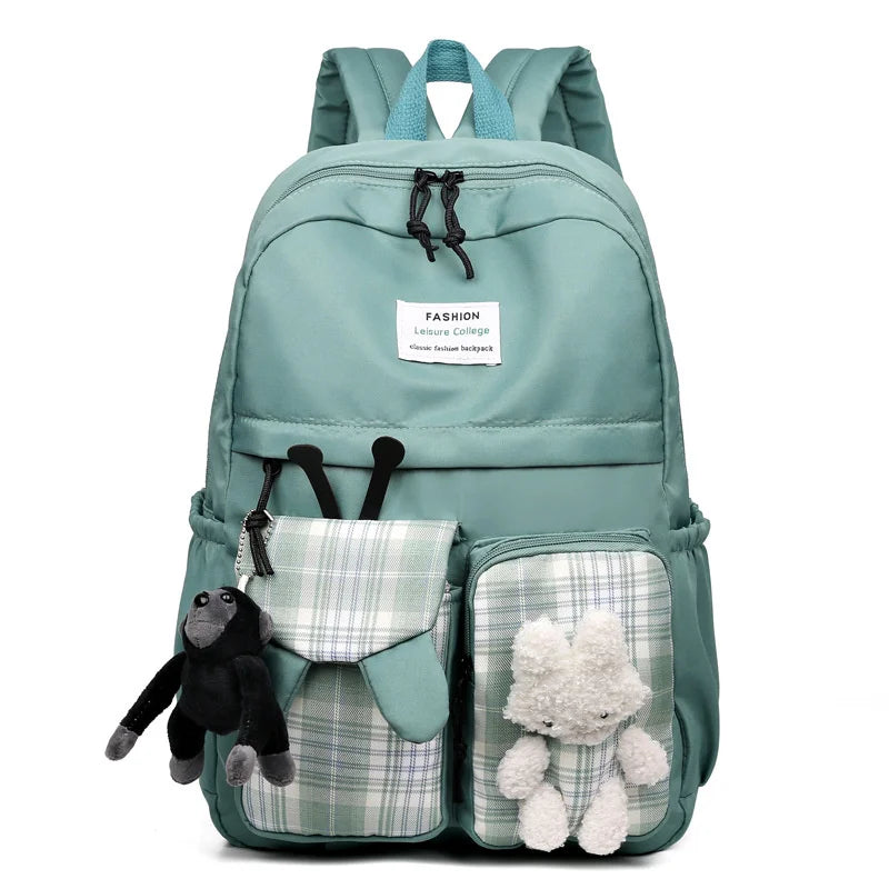 TARVEASY Women Backpacks Large Capacity Shoulder Bags for High School Students