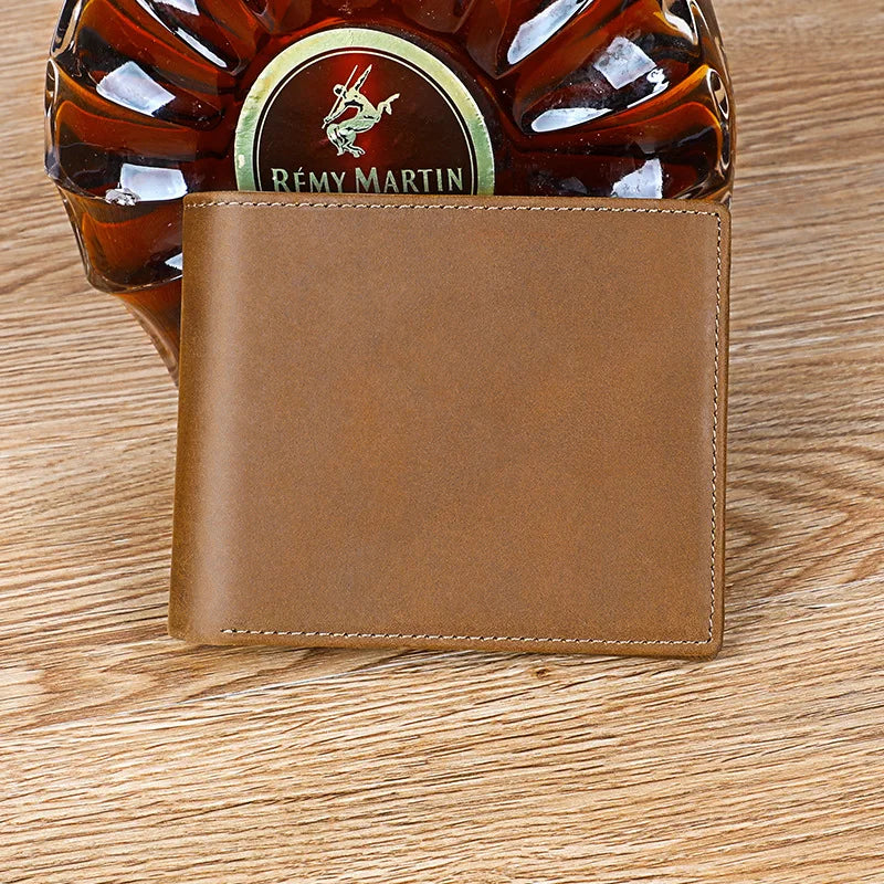 Slim RFID Wallet Men Purses Leather Billeteras Carteira Masculina