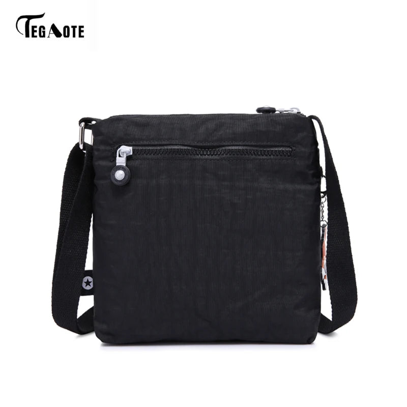 Floral Women Messenger Bag Nylon Women Shoulder Crossbody Bags Female Ladies Han
