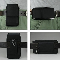 THINKTHENDO Phone Pouch Waist Storage Bag Fanny Pack Belt Clip Case