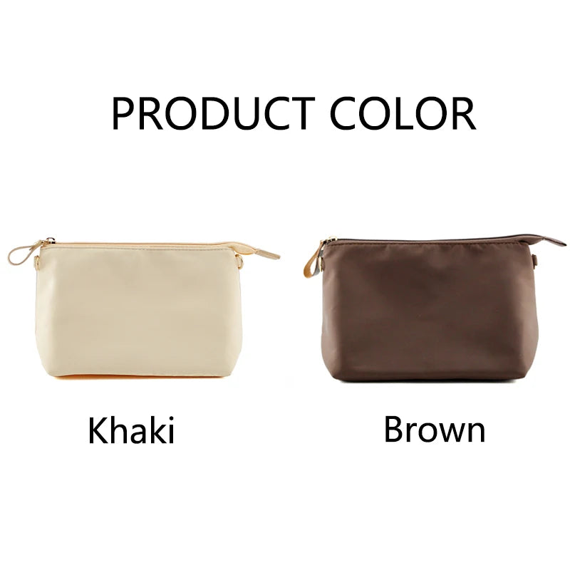 Nylon Cosmetic Bag Portable Travel Organizer with Multiple Pockets