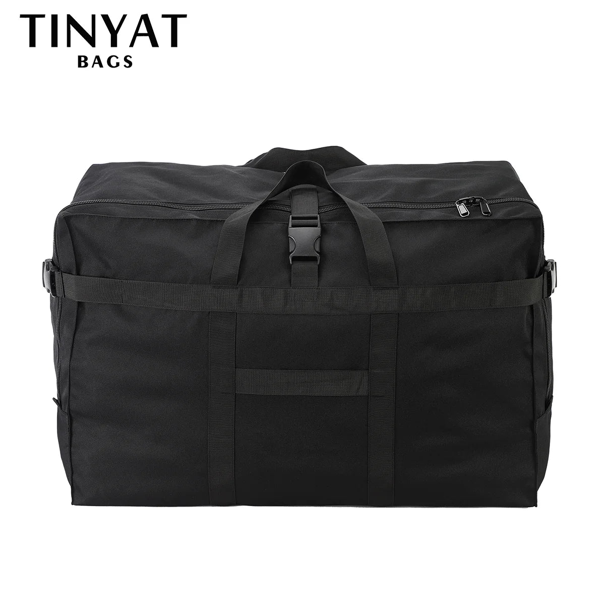 TINYAT Folding Travel Bag Waterproof Large Capacity Tote for Weekend Man Handbag