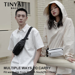 Men Waist Bag Pack Phone Belt Bag Pouch Casual Large Purse