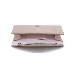 Sequined Envelope Clutch Pink Evening Bag Wedding Purse Female Handbag