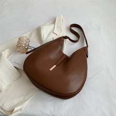 Women's Large Shoulder Side Bag Winter Solid Large Capacity Handbag