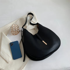 Women's Large Shoulder Side Bag Winter Solid Large Capacity Handbag
