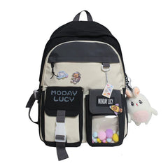 Elementary School Pink Bags Summer Backpack Women Watertight Ultra-light