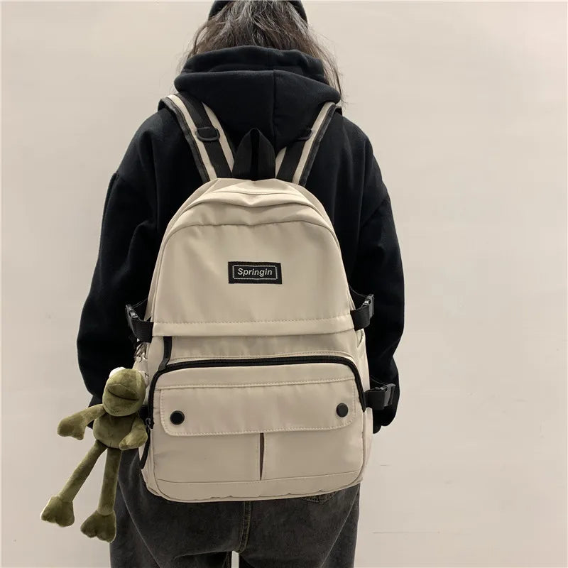 Nylon Large Capacity Women Backpack Waterproof Unisex Lady Mochila