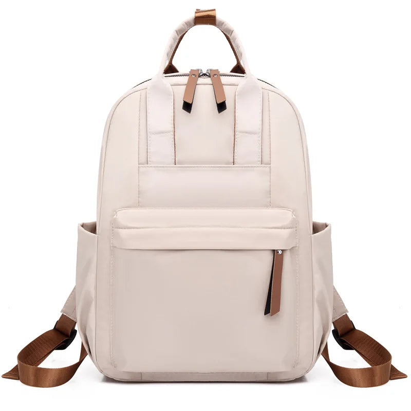 Nylon Anti Theft Backpack Large Capacity Laptop Bag