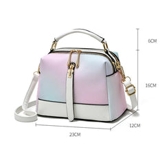 Scalloped Shoulder Bag for Women Casual Ice Cream Handbag Crossbody Bag