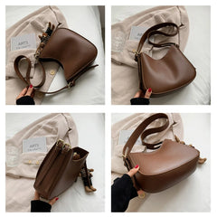 PU Leather Shoulder Bags Vintage Sac A Main Femme Handbag