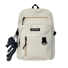 Multifunctional Nylon Backpack for Women - Casual Laptop Bag