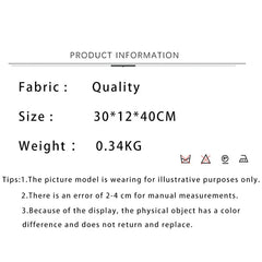 Large Capacity Nylon Waterproof Women Backpack for Junior High School Students