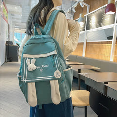 Nylon Female Backpack Student Shoulder Bag Schoolbag