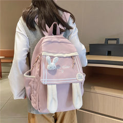 Nylon Female Backpack Student Shoulder Bag Schoolbag