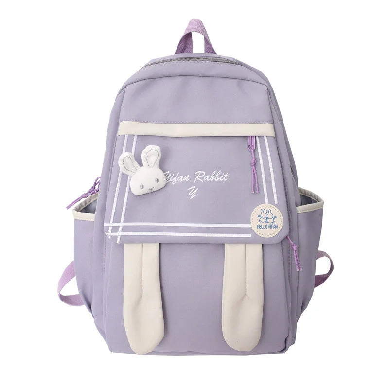 Nylon Female Backpack Student Shoulder Bag Schoolbag