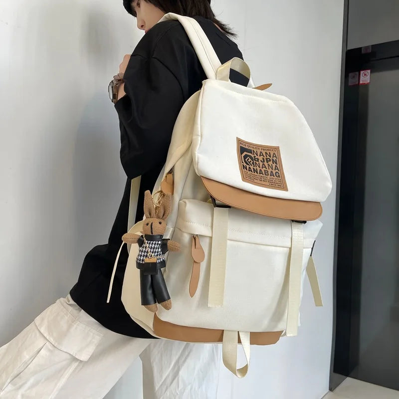 Large Capacity Women Backpack Casual Student Schoolbag Travel Bags