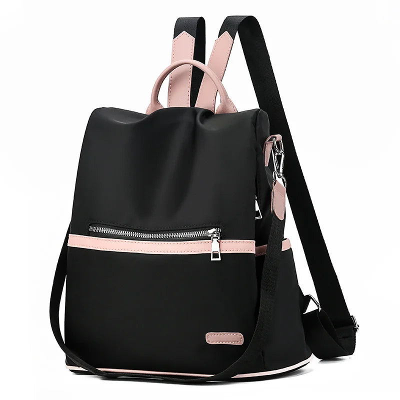 Small Backpack Woman Oxford Ladies Shoulder Backpack Satchel Waterproof