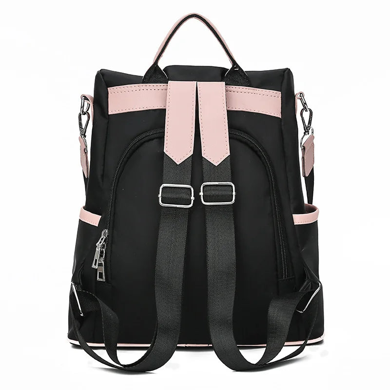 Small Backpack Woman Oxford Ladies Shoulder Backpack Satchel Waterproof
