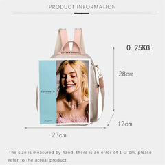 Pink Women's Small Backpack Travel Shoulder Bag