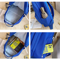 Nylon Women Casual Bag Schoolbag Large Capacity Outdoor Backpack