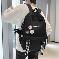 Waterproof Nylon Backpack for Women Travel Lady School Backpack