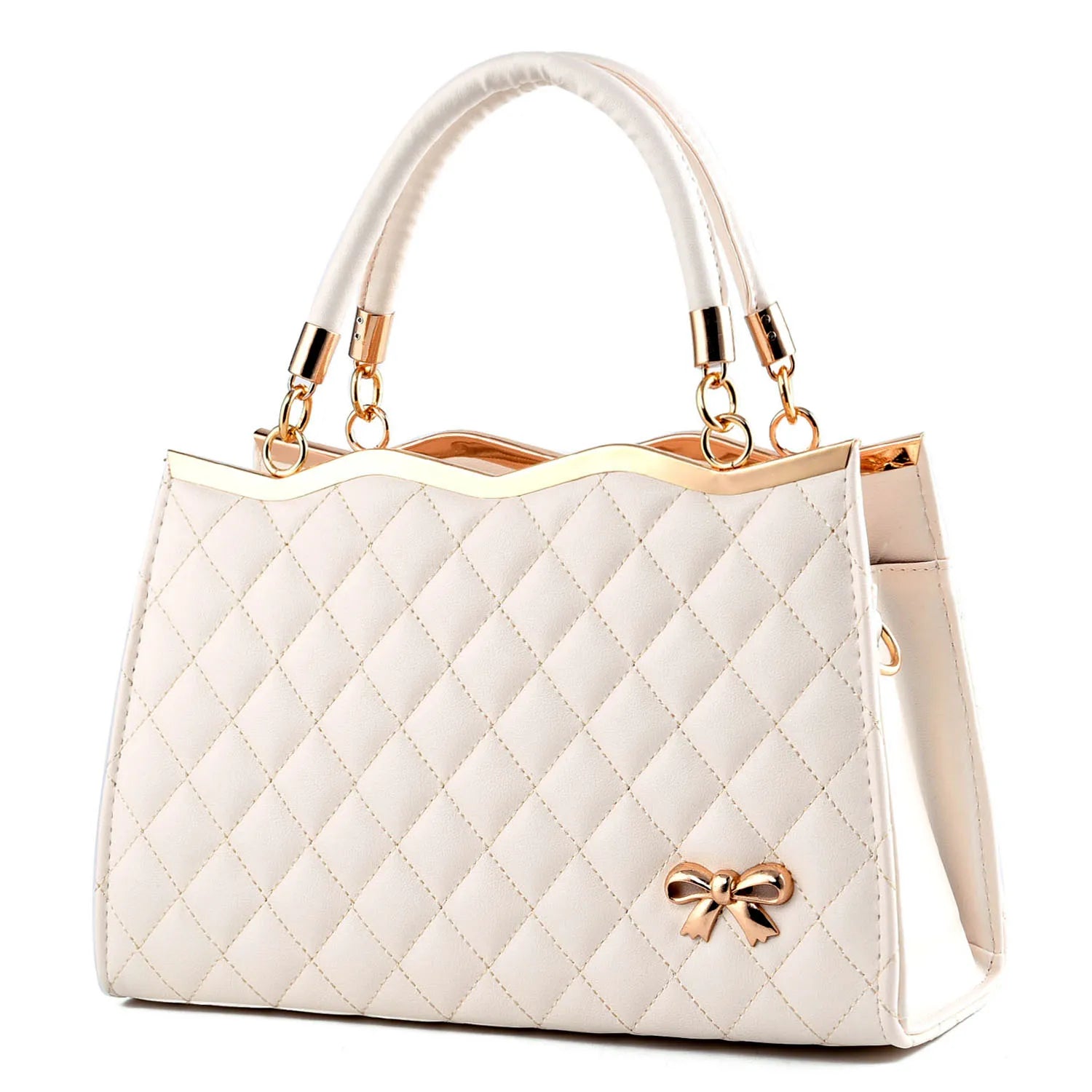 Solid Rhombic Metal Butterfly Ladies Hand Bags