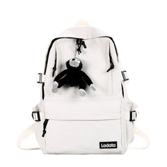 Nylon Shoulder Bag Large Capacity Waterproof Zipper Bag