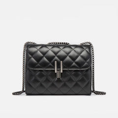 Classic Chain Shoulder Bag PU Flap Female Crossbody Bag