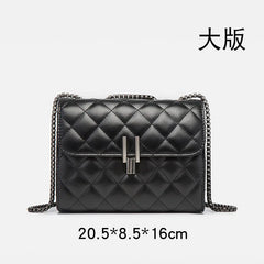 Classic Chain Shoulder Bag PU Flap Female Crossbody Bag