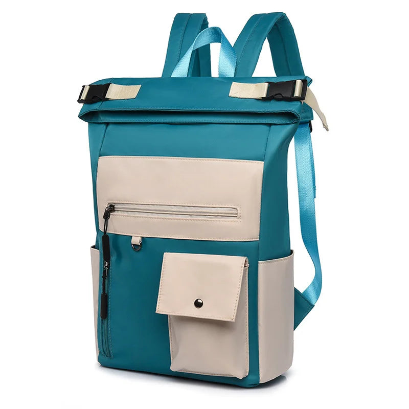Large Capacity Ladies Backpack Women Oxford Backpack with Laptop Compartment