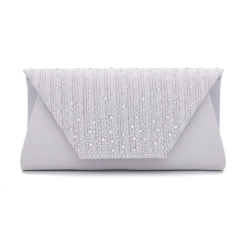 Fancy Diamond Tote Bag Ladies Wedding Dinner Bag Prom Party