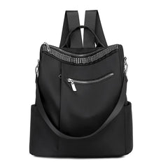 Small Oxford Women's Backpack Anti-Theft School Bag