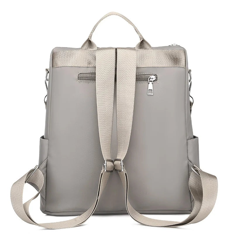 Small Oxford Women's Backpack Anti-Theft School Bag