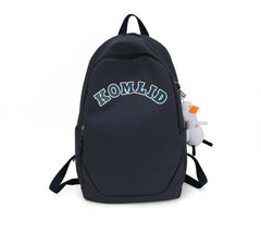 Women's Nylon Backpack Preppy Style Large Capacity Laptop Bags