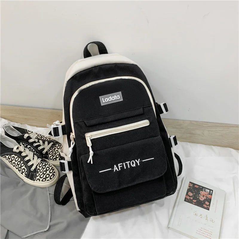 Nylon Women Backpacks Large Capacity Laptop Bags