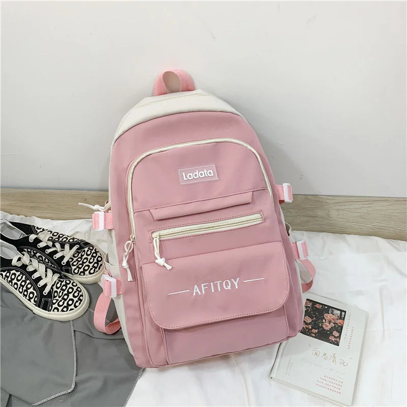 Nylon Women Backpacks Large Capacity Laptop Bags
