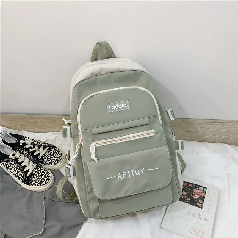 Nylon Women Backpacks Large Capacity Laptop Bags
