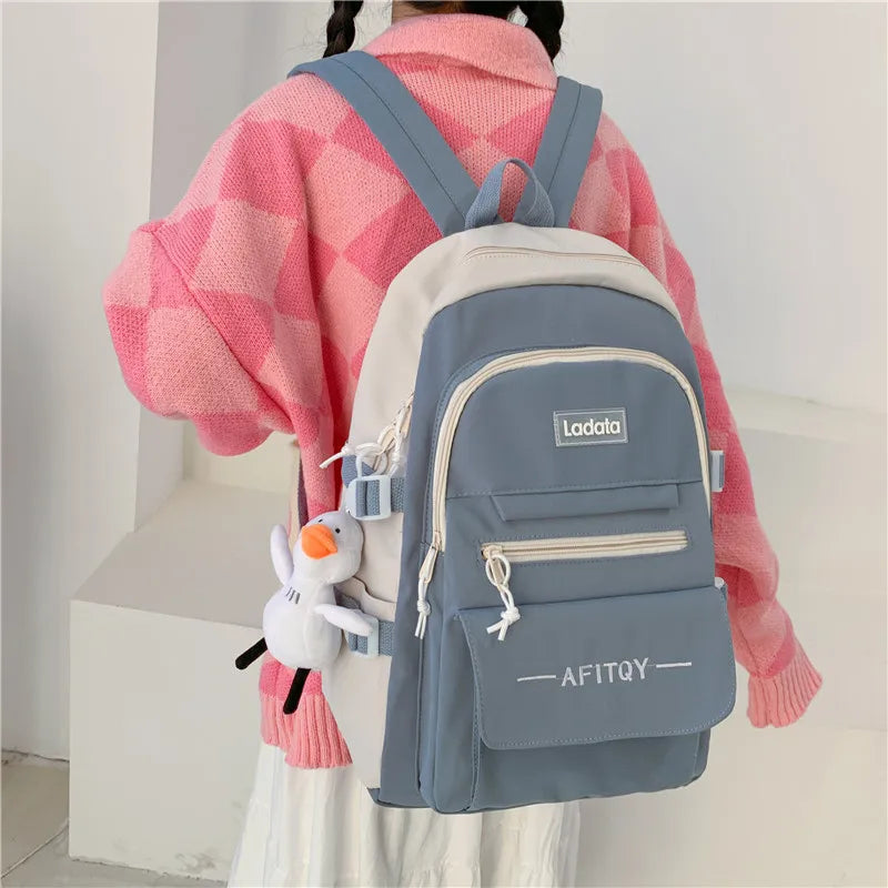 Nylon Women Backpacks Large Capacity Laptop Bags