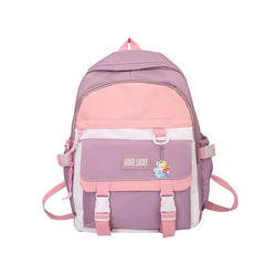 High School Woman Backpacks Nylon Preppy Style Shoulder Bags for Teenage Girls