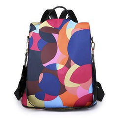 Embroidery Flower Mini Backpack Anti-Theft Schoolbag