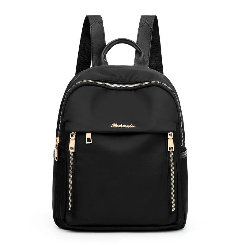 Oxford Mini Lady Backpack Girls Shoulder Bag with Headphone Jack