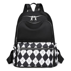 Oxford Ladies Backpacks Contrast Female Travel Backpack