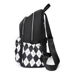 Oxford Ladies Backpacks Contrast Female Travel Backpack
