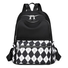 Oxford Ladies Backpacks Contrast Female Travel Backpack