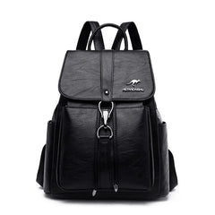 PU Backpacks Women Casual Large Capacity Travel Anti-Theft Shoulder Bag